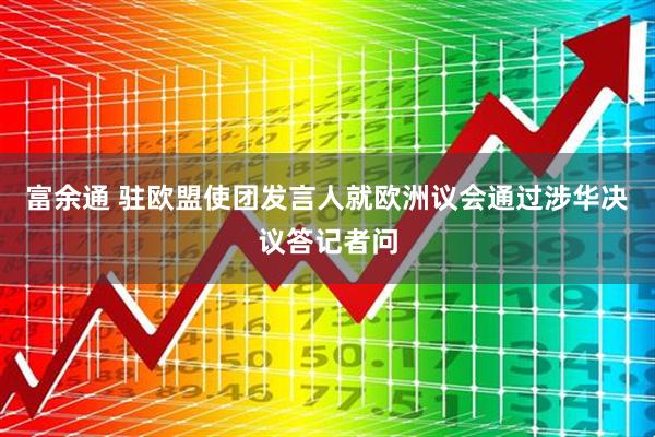 富余通 驻欧盟使团发言人就欧洲议会通过涉华决议答记者问