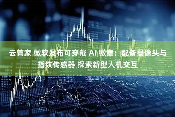 云管家 微软发布可穿戴 AI 徽章：配备摄像头与指纹传感器 探索新型人机交互